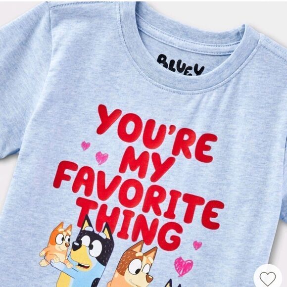 NWT Baby / Toddler Boy / Girl Bluey Valentine's Day, Spring Summer T-Shirt, 18m - Picture 6 of 6